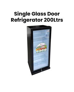 Oscar 200Ltrs. Single Glass Door Refrigerator | ORF 200GDB