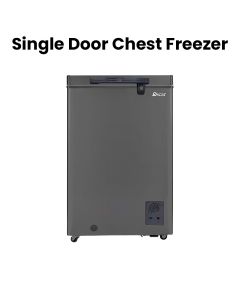 Oscar 100Ltrs Single Door Chest Freezer - Dark Gray 