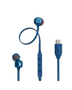 JBL Tune 310C USB-C | Wired Hi-Res In-Ear Headphones - Blue