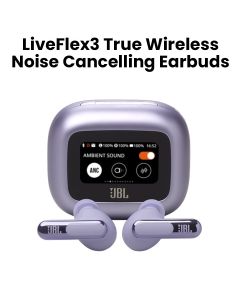 JBL Livebeam 3 True Wireless Noise Cancelling Closed-Stick Earbuds - Purple | LIVEBEAM3